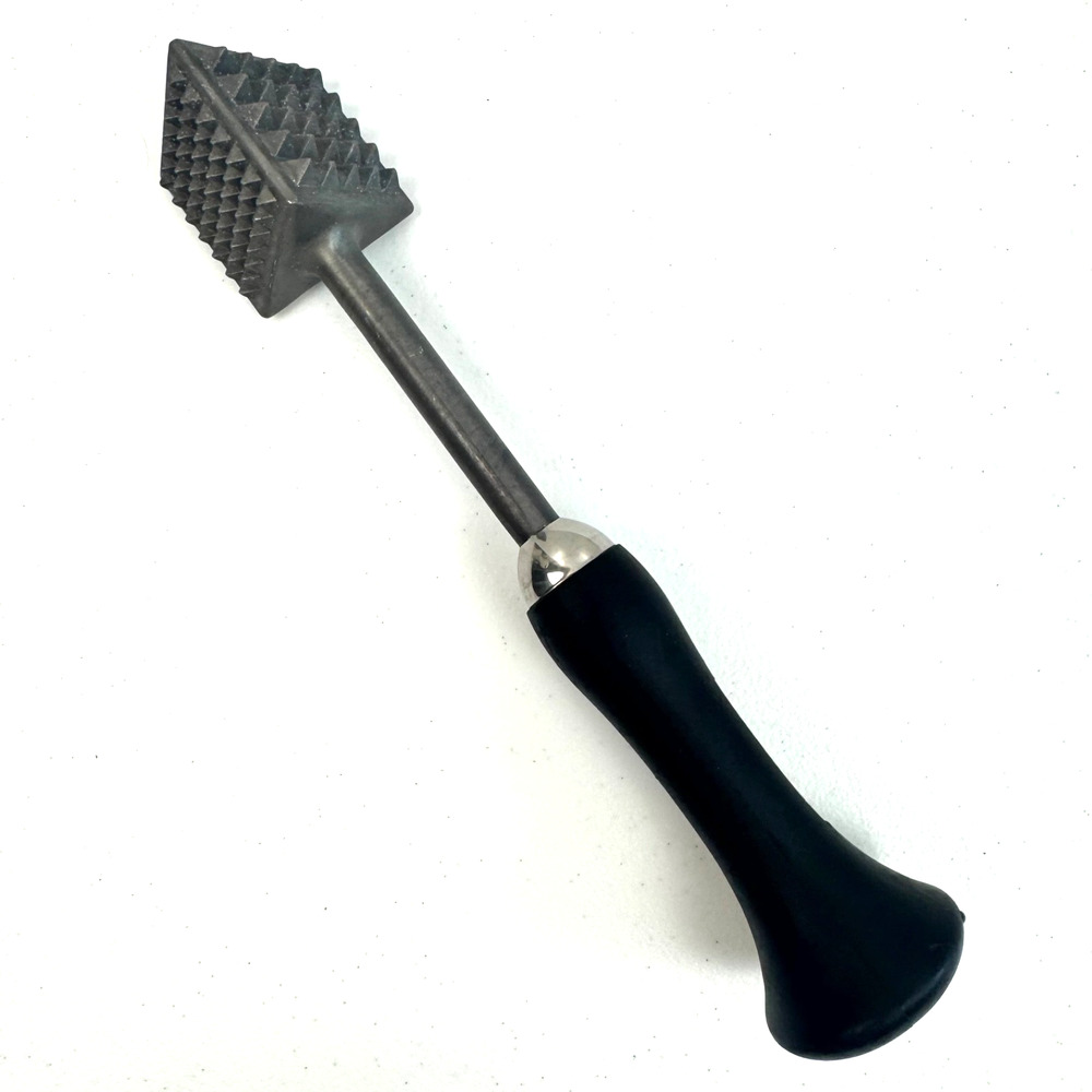 Amco 4-In-1 Meat Tenderizer With Ergonomic Handle for Chicken, Steak, Fish, Etc.